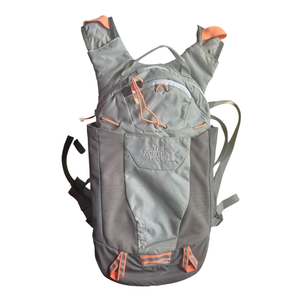 The North Face Gray and Teal Backpack - Picture 2 of 11